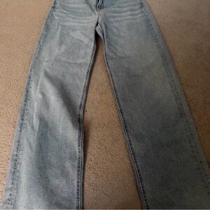 Old Navy Light Blue Straight-Leg Women's Jeans